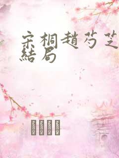 宋桐赵芍芝番外结局