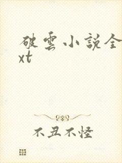 破云小说全文txt