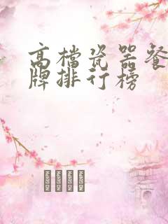 高档瓷器餐具品牌排行榜