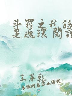 斗罗之我的武魂是魂环 阅读