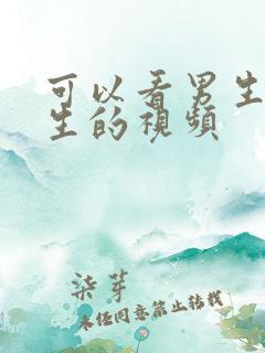 可以看男生操女生的视频