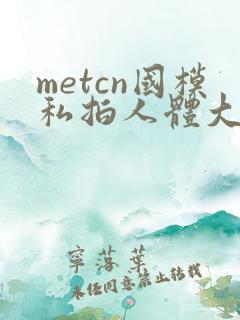 metcn国模私拍人体大尺度