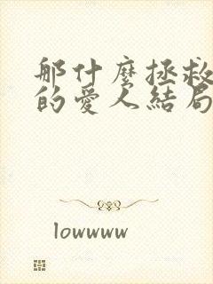 那什么拯救你我的爱人结局