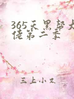 365天黑帮大佬第二季