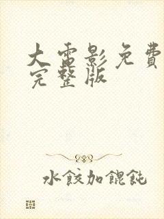 大电影免费观看完整版