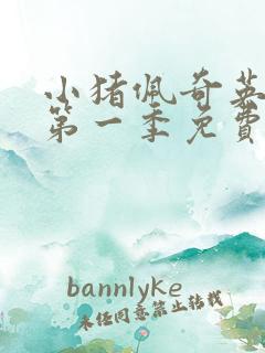 小猪佩奇英文版第一季免费