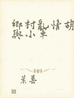 乡村乱情胡秀英与小军