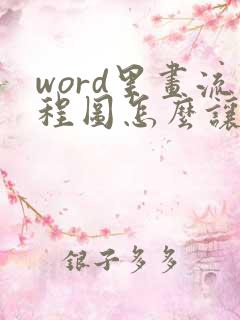 word里画流程图怎么让箭头直来直去