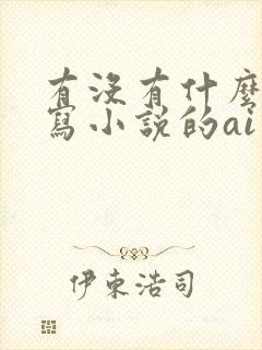 有没有什么专门写小说的ai软件?