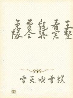 免费观看王牌部队全集完整版