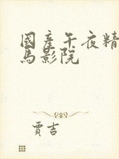 国产午夜精品神马影院