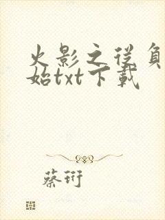 火影之从负一开始txt下载