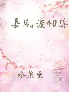 长风渡40集