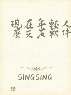 现在年轻人玩什么交友软件