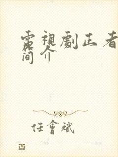 电视剧正者无敌简介