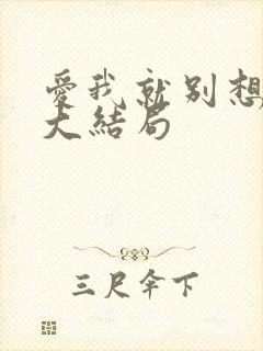 爱我就别想太多大结局