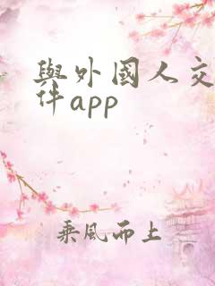 与外国人交友软件app