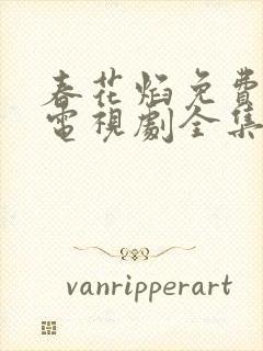 春花焰免费观看电视剧全集高清