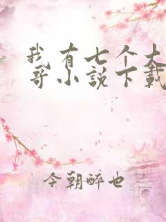 我有七个大佬哥哥小说下载