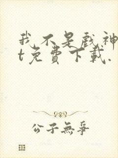 我不是戏神txt免费下载.