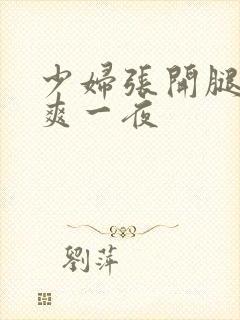 少妇张开腿让我爽一夜