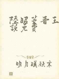 陆昭菱晋王的小说免费