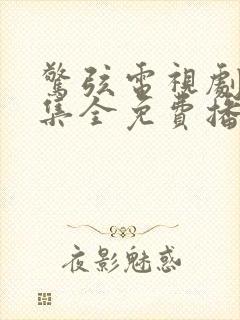 惊弦电视剧40集全免费播放