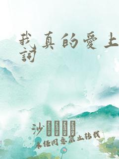 我真的爱上你歌词