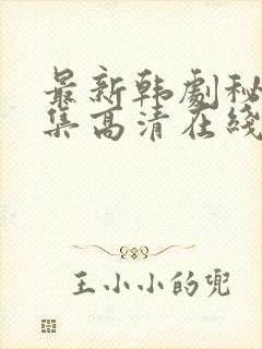 最新韩剧秘密全集高清在线播放