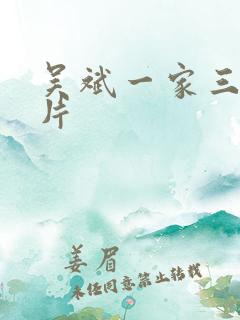 吴斌一家三口照片