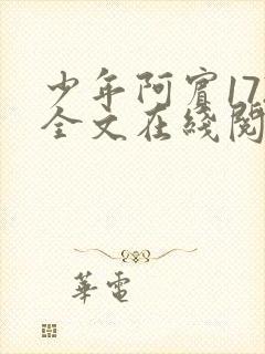 少年阿宾172全文在线阅读