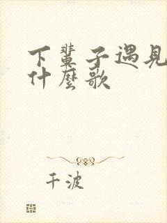 下辈子遇见你是什么歌