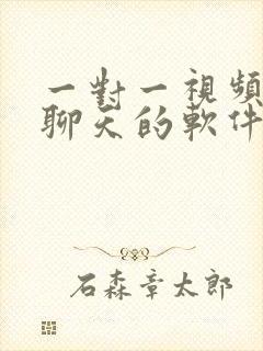 一对一视频收费聊天的软件