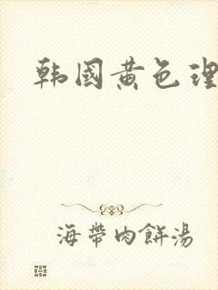 韩国黄色理论片