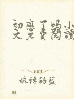 初恋了吗小说全文免费阅读无弹窗