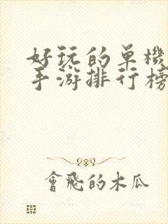 好玩的单机游戏手游排行榜