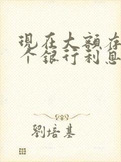 现在大额存款哪个银行利息高