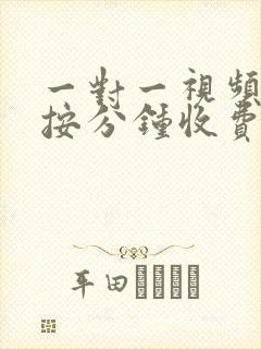 一对一视频聊天按分钟收费的软件