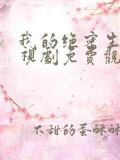 我的绝密生涯电视剧免费观看