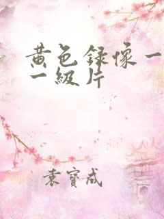 黄色录像一级片一级片