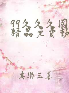 99久久久国产精品免费动