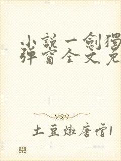 小说一剑独尊无弹窗全文免费阅读