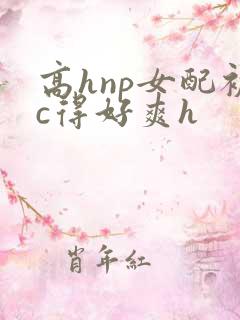 高hnp女配被c得好爽h