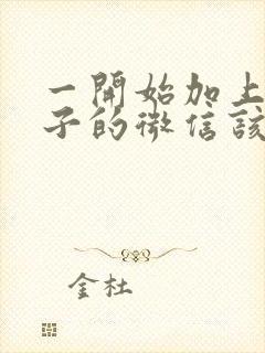 一开始加上女孩子的微信该怎么聊