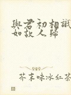 与君初相识 犹如故人归