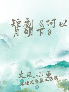 短剧《何以偏在月明下》