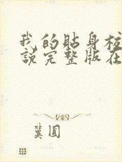 我的贴身校花小说完整版在线阅读