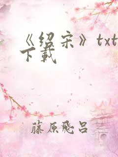 《绍宋》txt下载