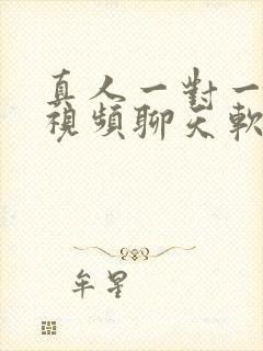 真人一对一免费视频聊天软件