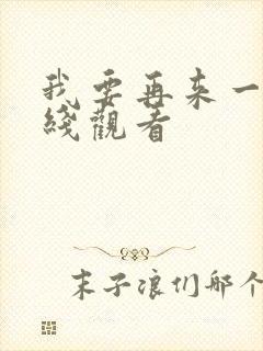 我要再来一次在线观看